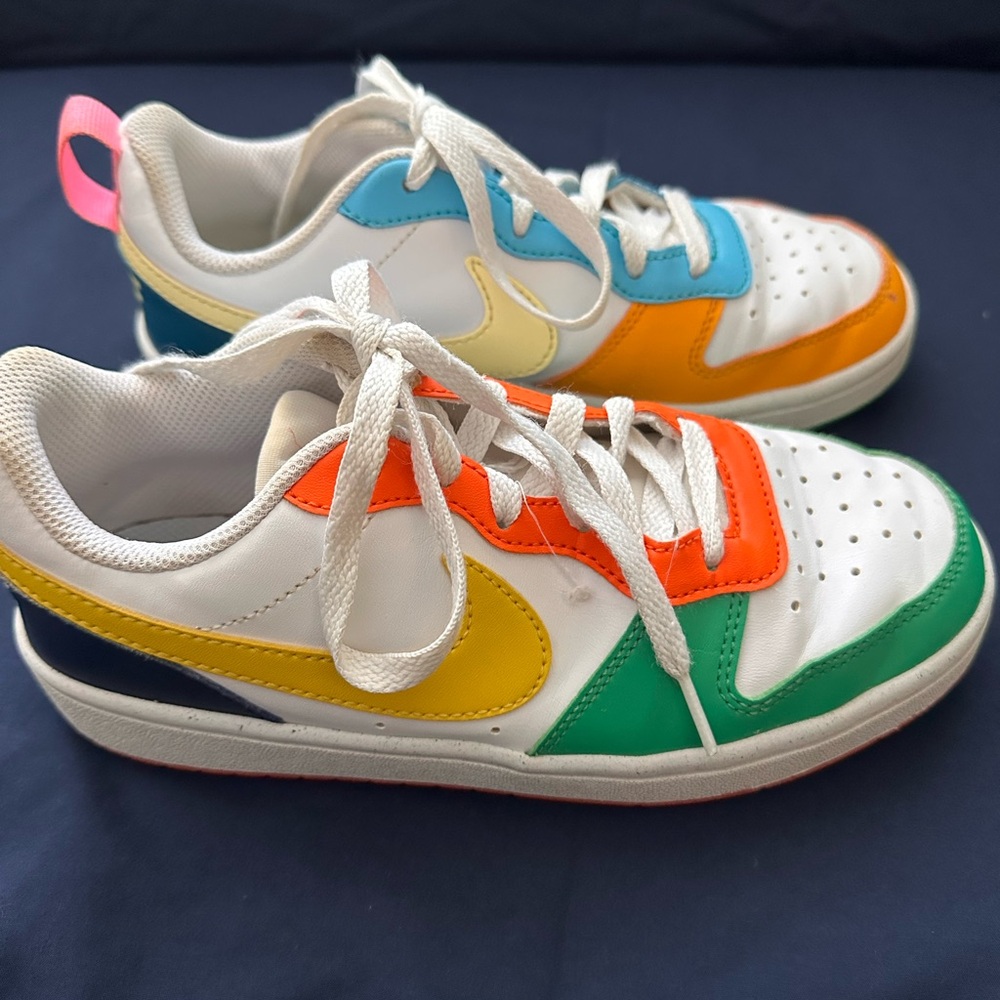 Nike Kids Sneakers - White, Orange, Green, Blue, Yellow